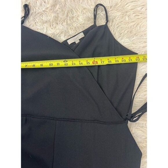 LOFT Womens Black Sleeveless Surplice V-Neck Jumpsuit Women’s Plus Size 18P - Picture 8 of 11